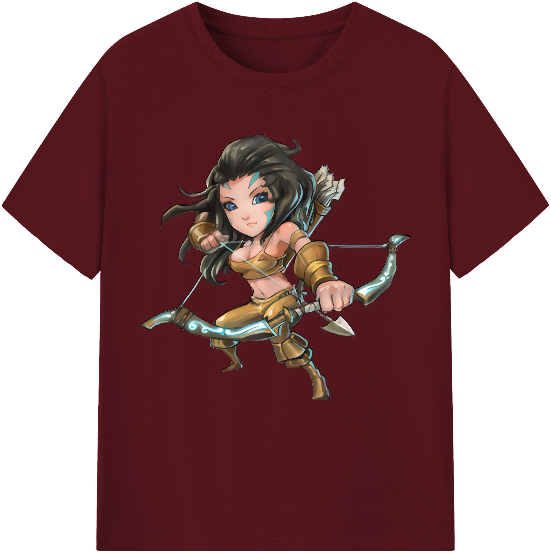 リーグ・オブ・レジェンド League of Legends LOL 綿100％半袖Tシャツ（フロントプリント）